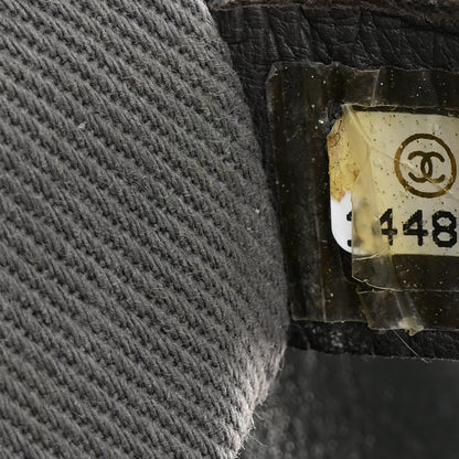 Chanel Iridescent Calfskin Glint Flap Black 7 of 13
