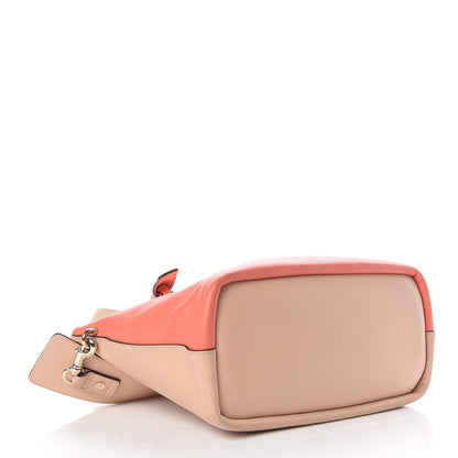 Chloe Smooth Calfskin Small Baylee Tote Blush Nude Coral Pop 4 of 11