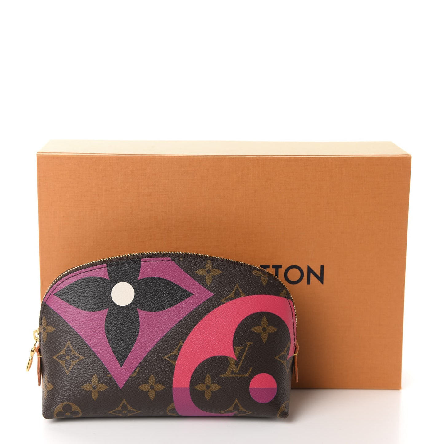 Monogram Game On Cosmetic Pouch