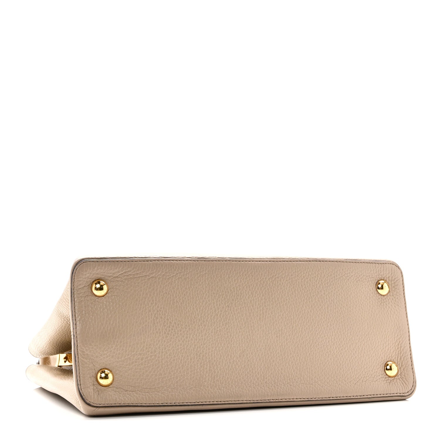 Louis Vuitton Taurillon Capucines MM Galet 4 of 9