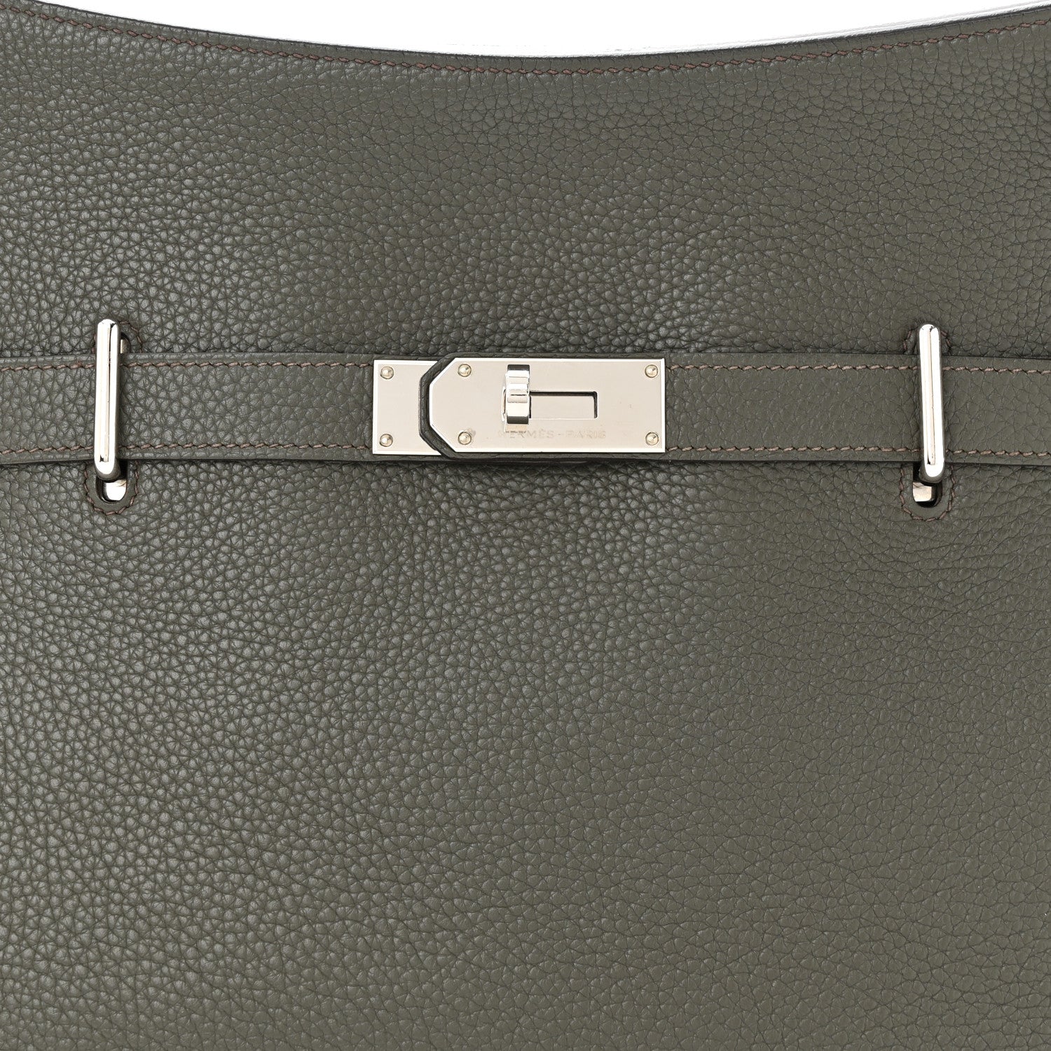 Hermes Taurillon Clemence Jypsiere 34 Etain 8 of 13