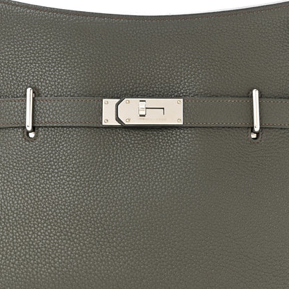 Hermes Taurillon Clemence Jypsiere 34 Etain 8 of 13