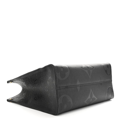 Louis Vuitton Empreinte Monogram Giant Onthego MM Black 4 of 11