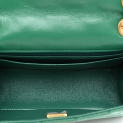 Chanel Aged Calfskin Quilted 2.55 Reissue Mini Flap Green 5 of 10