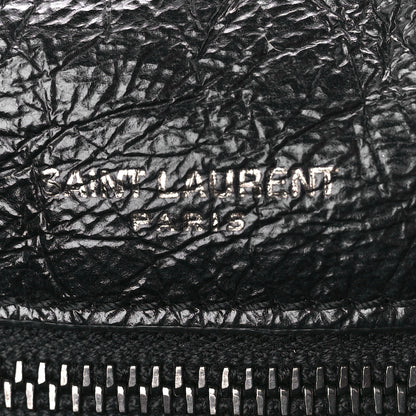 Saint Laurent Crinkled Calfskin Matelasse Monogram Medium Niki Chain Satchel Black 7 of 12