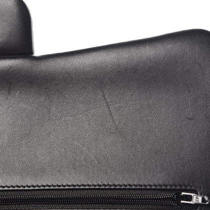 Chanel Lambskin Quilted Jumbo Double Flap Black 13 of 16