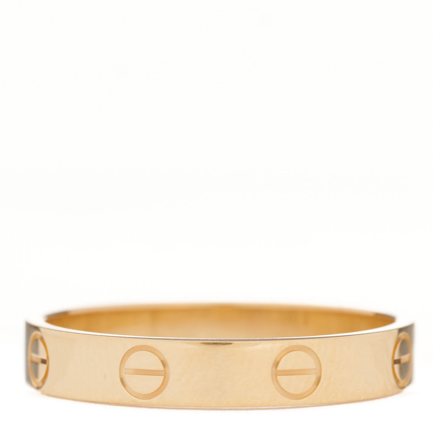 18K Yellow Gold 3.5mm LOVE Wedding Band Ring 59 8.75