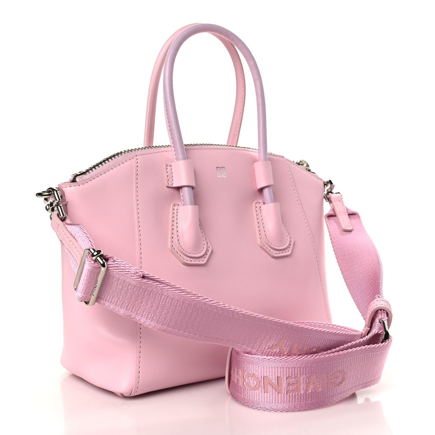 Givenchy Box Calfskin Mini Sport Antigona Top Handle Bag Blossom Pink 3 of 9