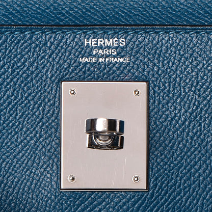 Hermes Epsom Retourne Kelly 28 Bleu Thalassa 7 of 31