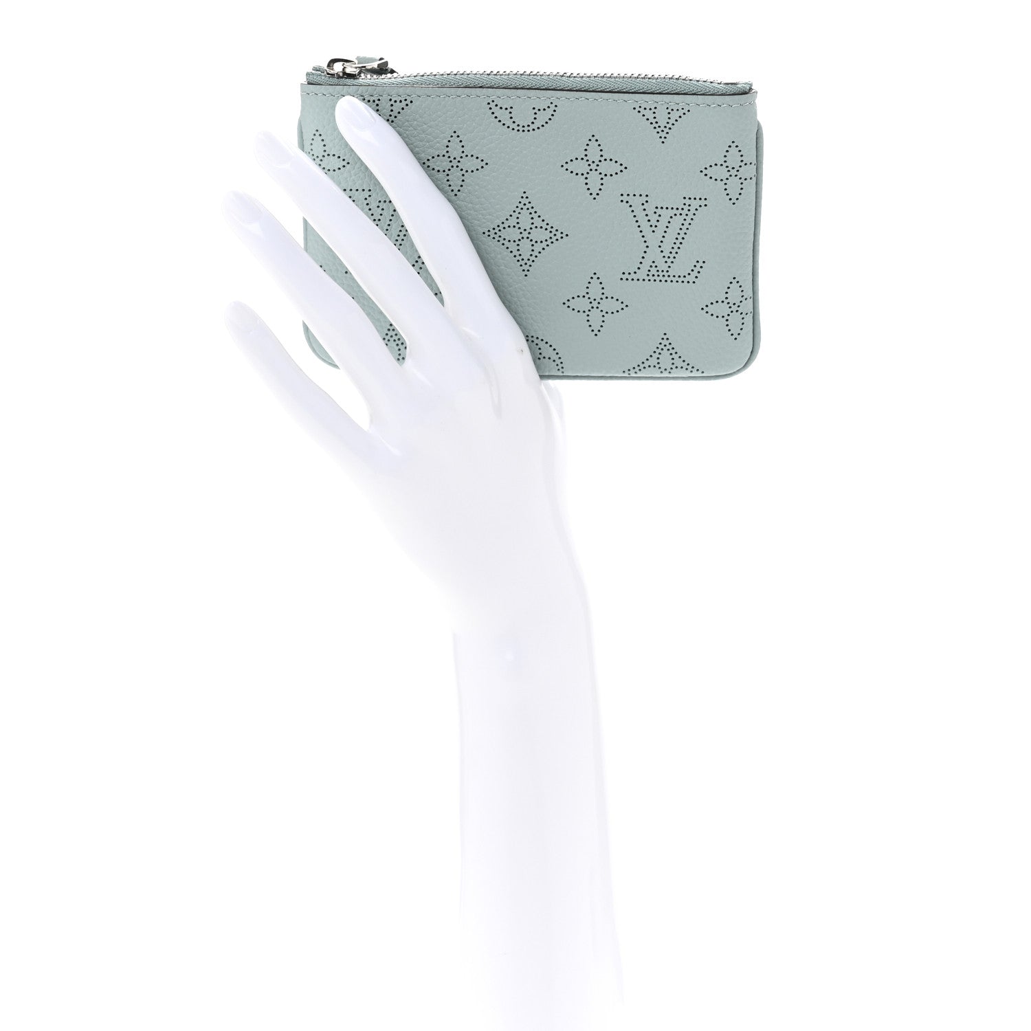 Louis Vuitton Mahina Key Pouch Vert Lagon 2 of 6