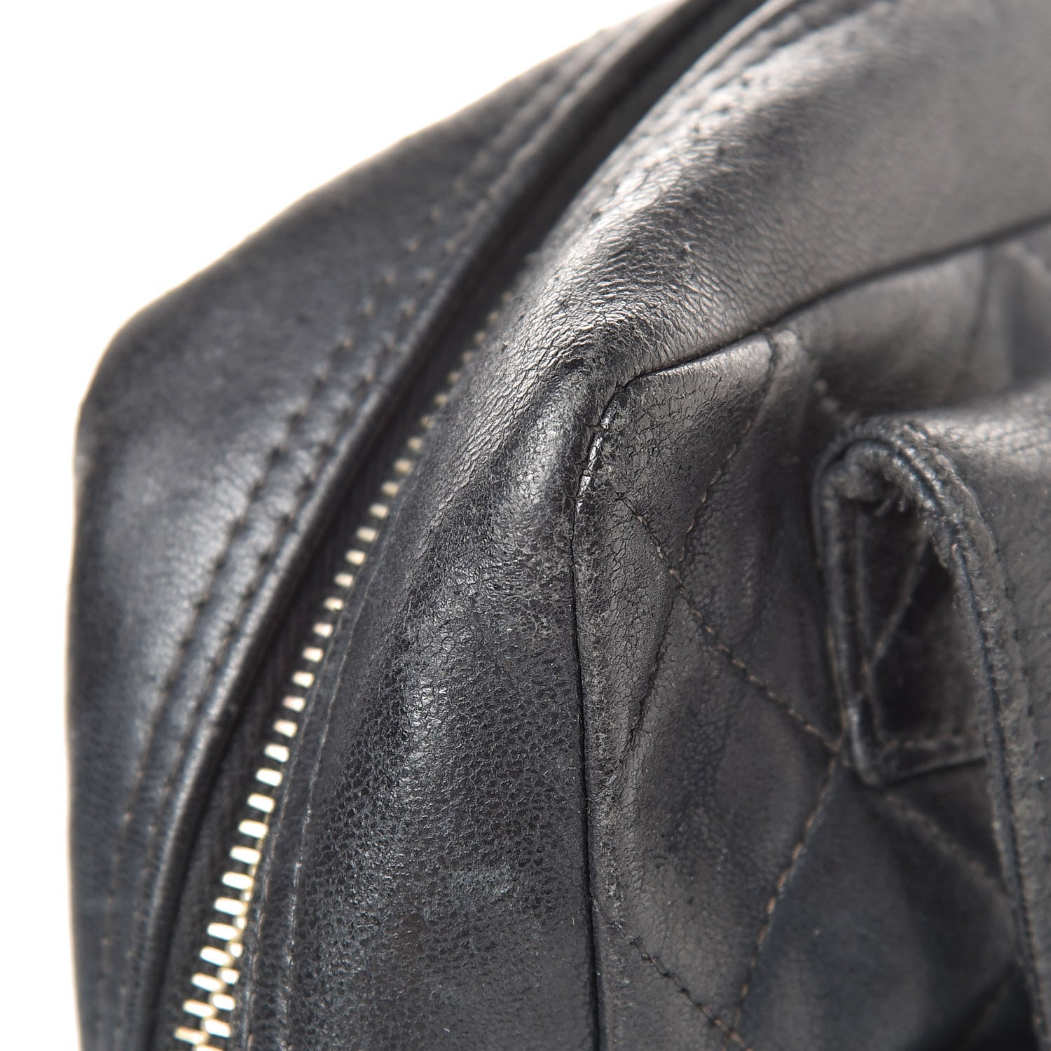 Chanel Lambskin Quilted CC Tote Black 22 of 24