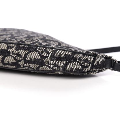 Christian Dior Monogram Mini Saddle Pochette Black 9 of 9