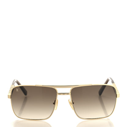 Louis Vuitton Attitude Sunglasses Z0259U Gold 2 of 8