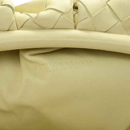 Bottega Veneta Nappa Maxi Intrecciato The Pouch Oversized Clutch Ice Cream 6 of 10