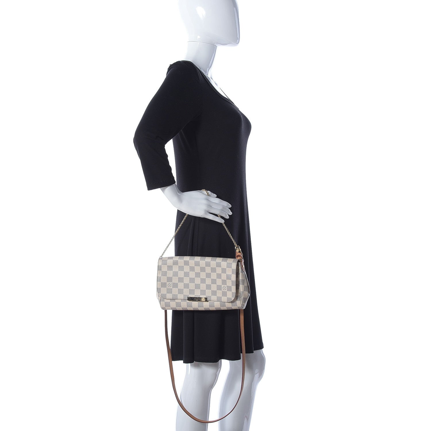Louis Vuitton Damier Azur Favorite MM 3 of 22