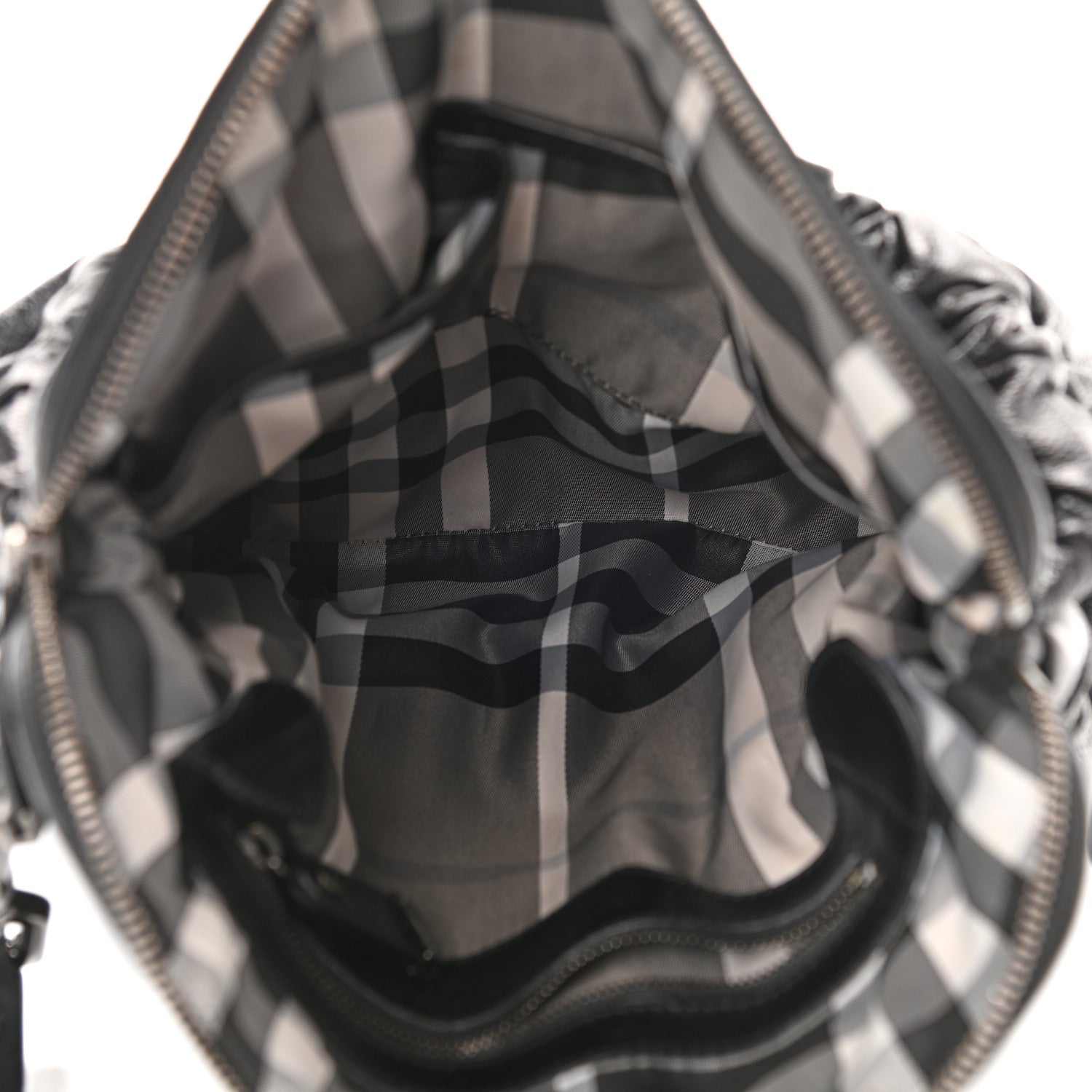 Burberry Calfskin Drawstring Tote Black 5 of 12