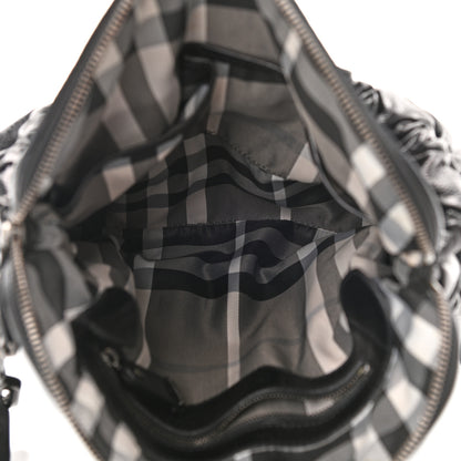 Burberry Calfskin Drawstring Tote Black 5 of 12