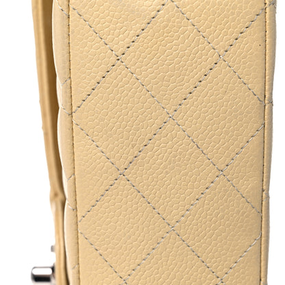 Chanel Caviar Quilted Medium Double Flap Beige Clair 18 of 20