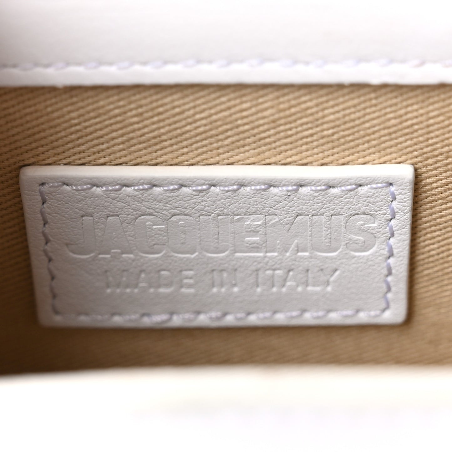 Smooth Calfskin Le Chiquito White