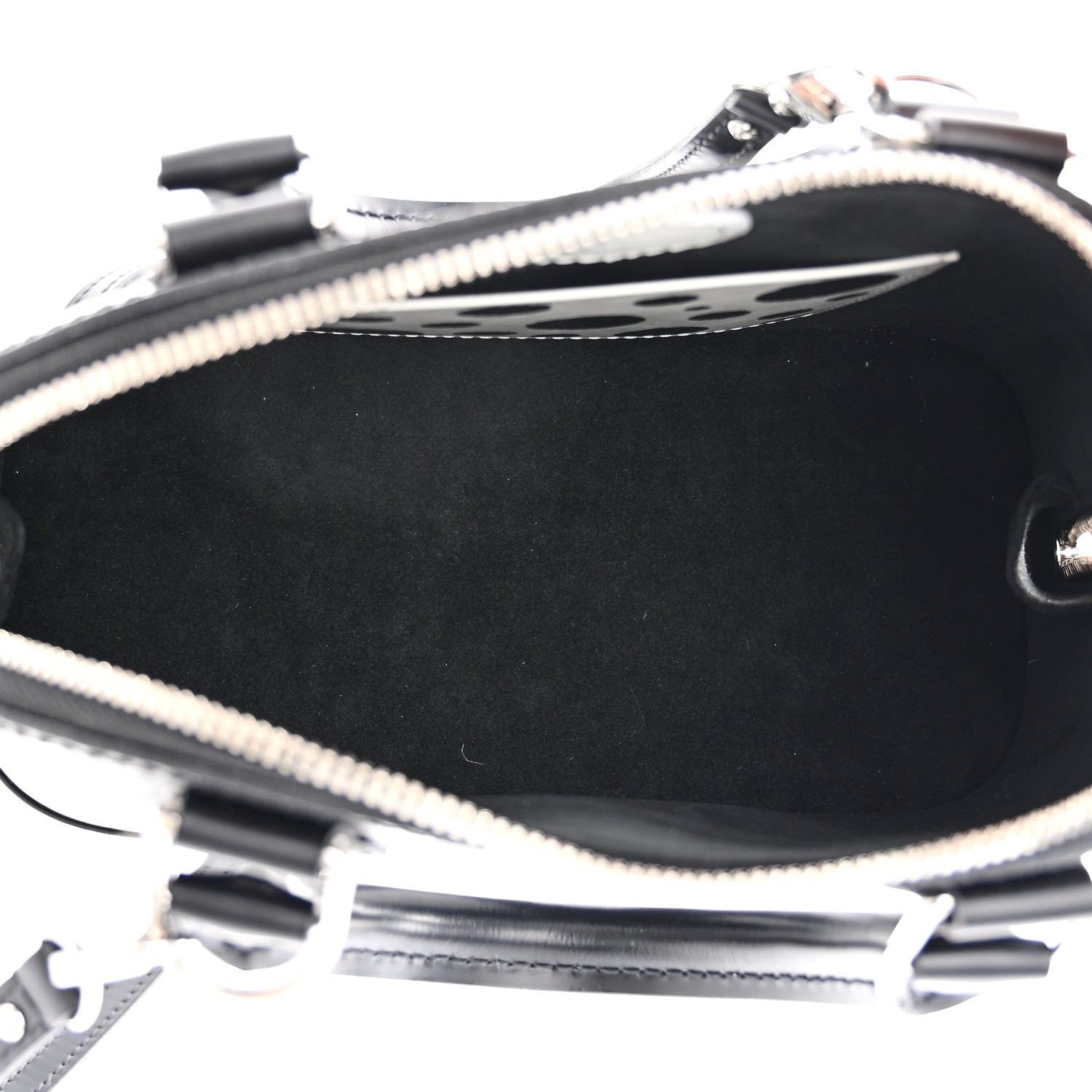 Louis Vuitton X YK Epi Alma BB Black White 5 of 14