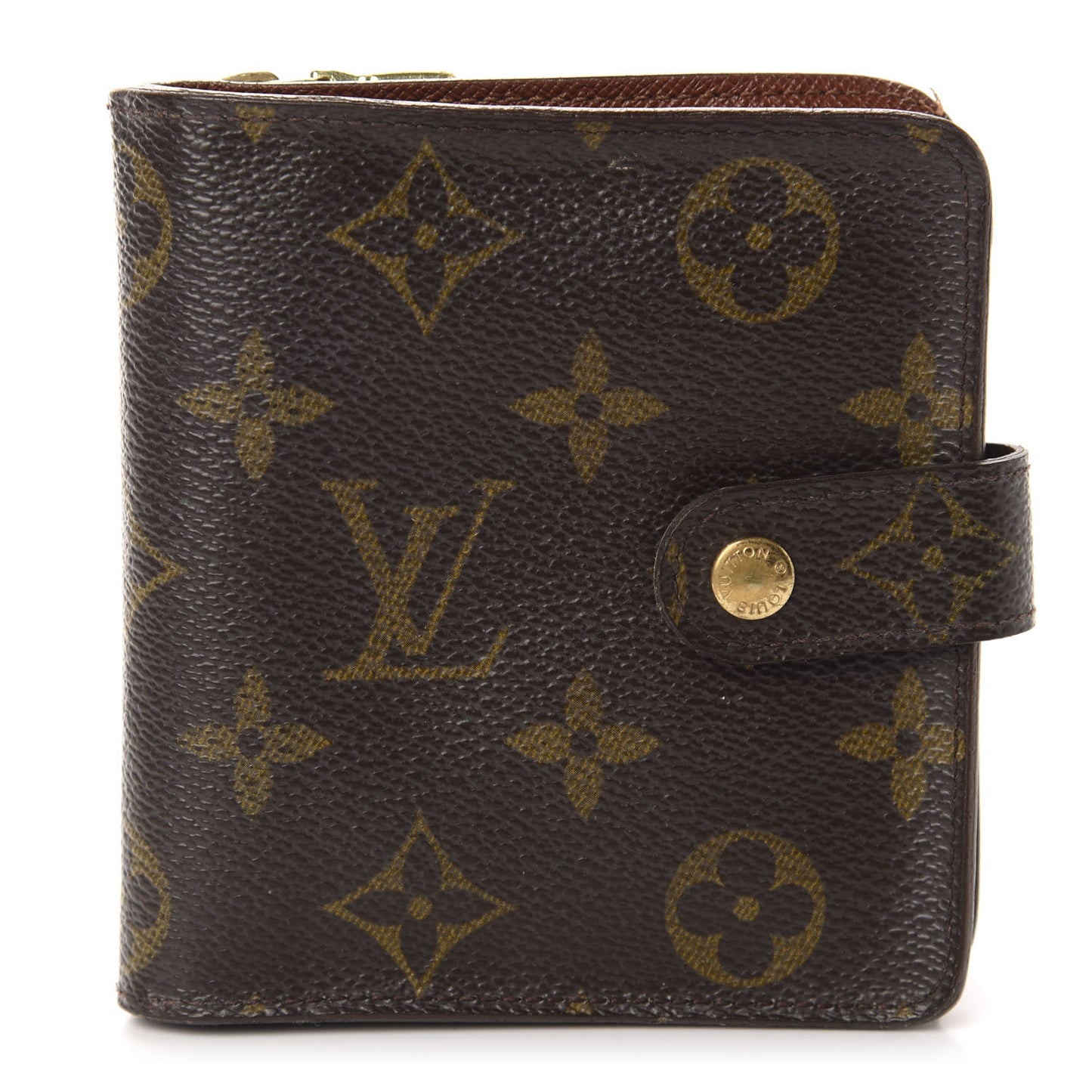 Monogram Compact Zippe Zipped Wallet