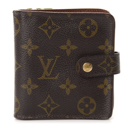 Louis Vuitton Monogram Compact Zippe Zipped Wallet 1 of 11