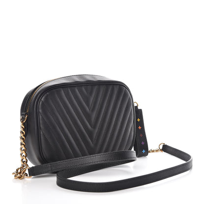 Louis Vuitton Calfskin New Wave Camera Bag Black 3 of 7