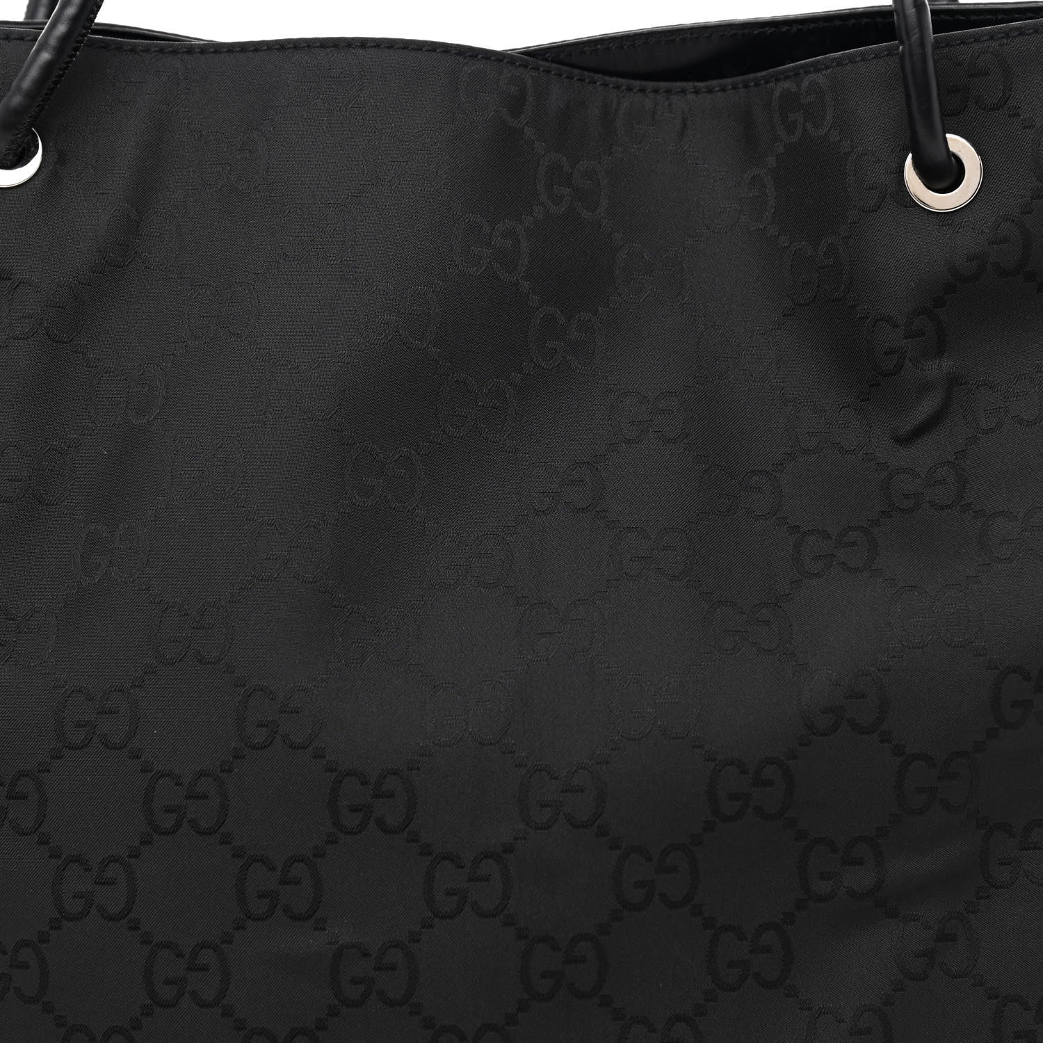 Gucci Nylon Monogram Large Gifford Tote Black 7 of 9