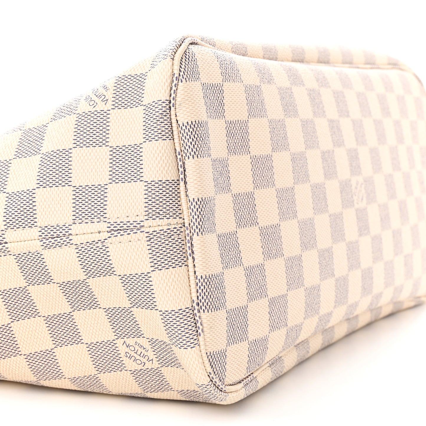 Damier Azur Neo Neverfull MM Rose Ballerine