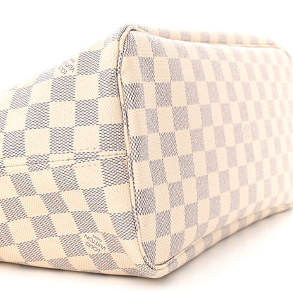 Louis Vuitton Damier Azur Neo Neverfull MM Rose Ballerine 9 of 15