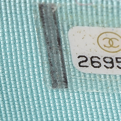 Chanel Caviar Quilted Card Holder Light Blue 8 of 9