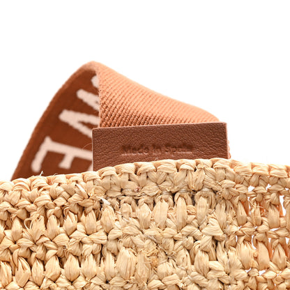 Loewe Raffia Paulas Ibiza Fold Shopper Tote Natural Tan 6 of 11