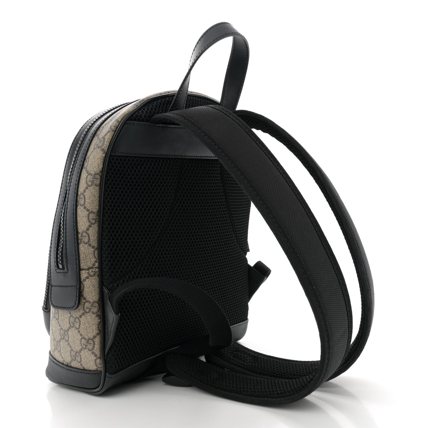GG Supreme Monogram Small Eden Day Backpack Black