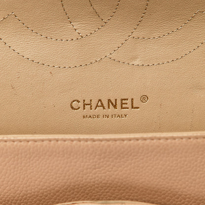Chanel Caviar Quilted Jumbo Double Flap Beige 5 of 9