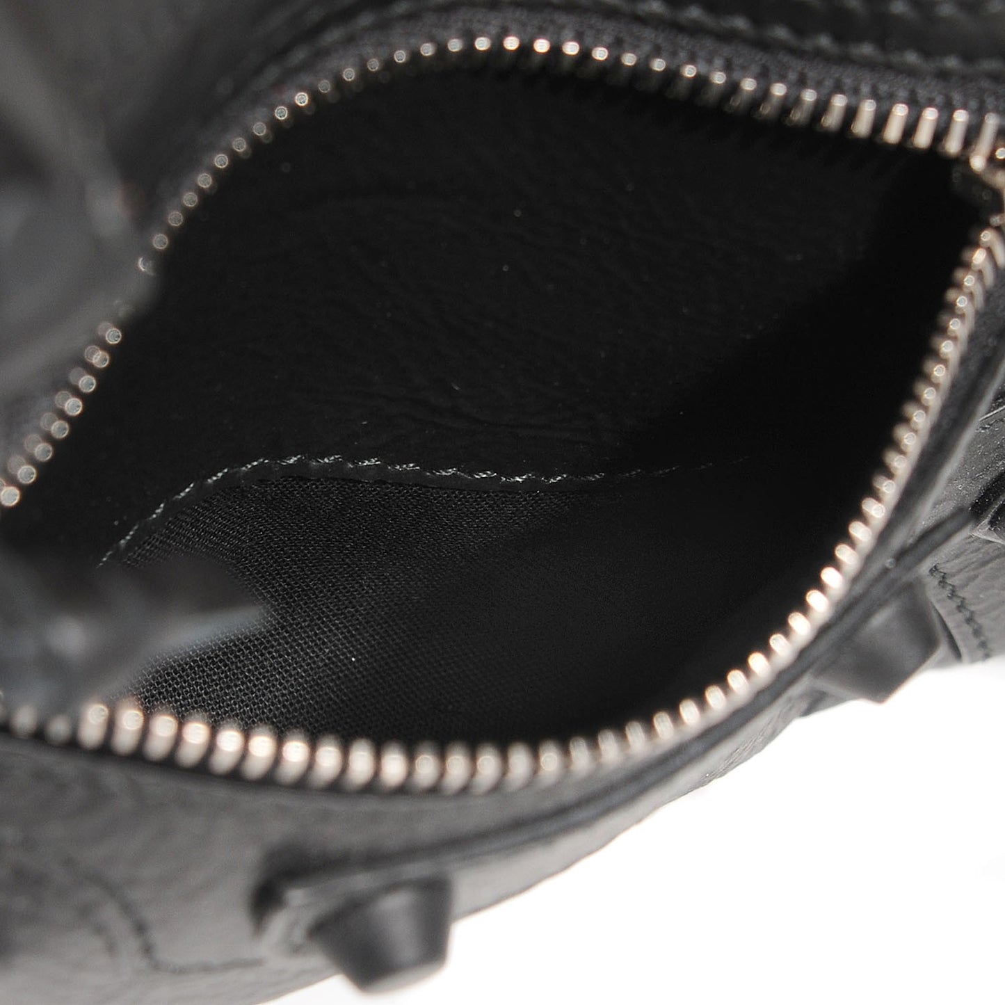 Matte Goatskin Rubber Covered Classic Hardware Mini City Black