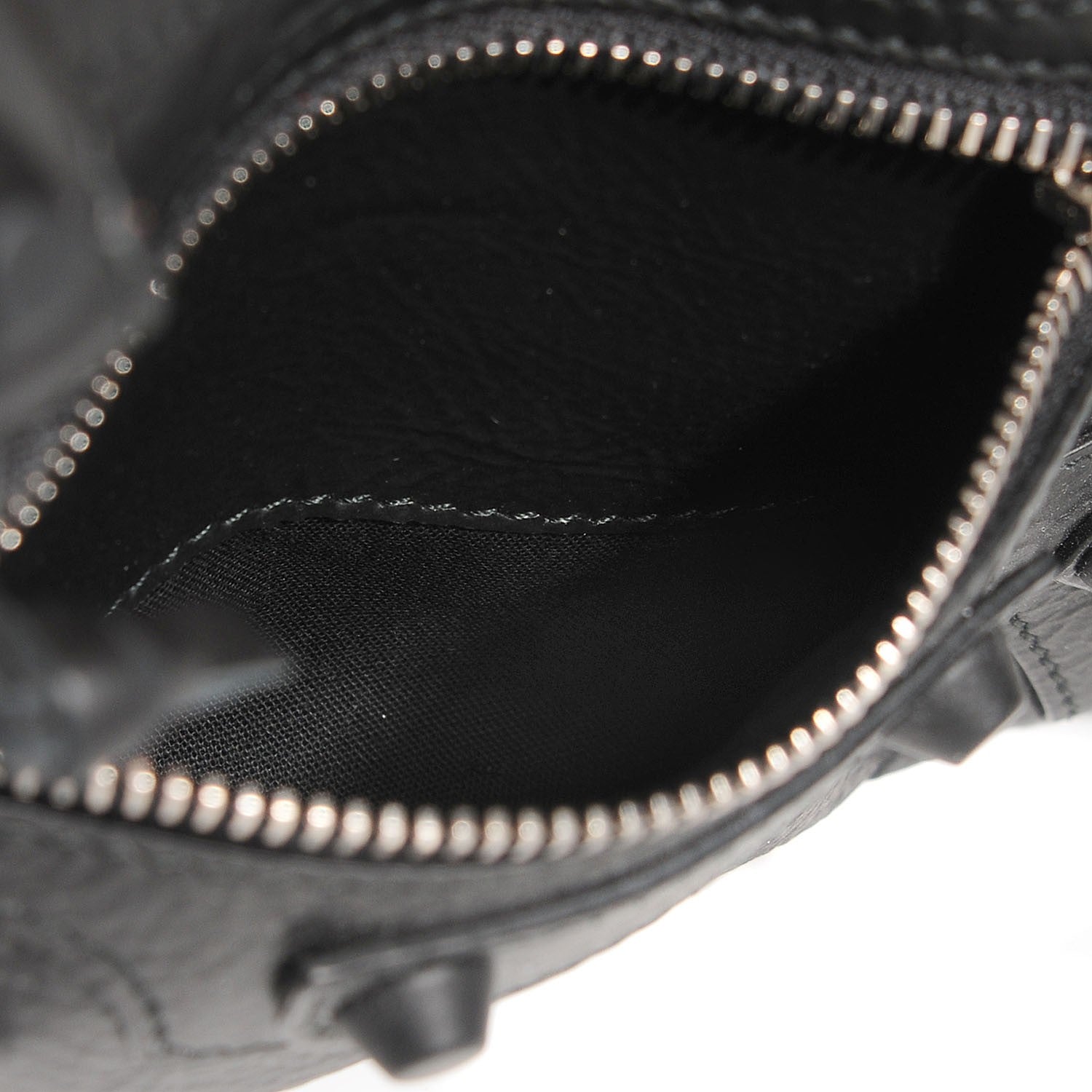 Balenciaga Matte Goatskin Rubber Covered Classic Hardware Mini City Black 8 of 12