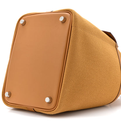 Hermes Toile Goeland Swift Cargo Picotin Lock 18 Sesame 9 of 11