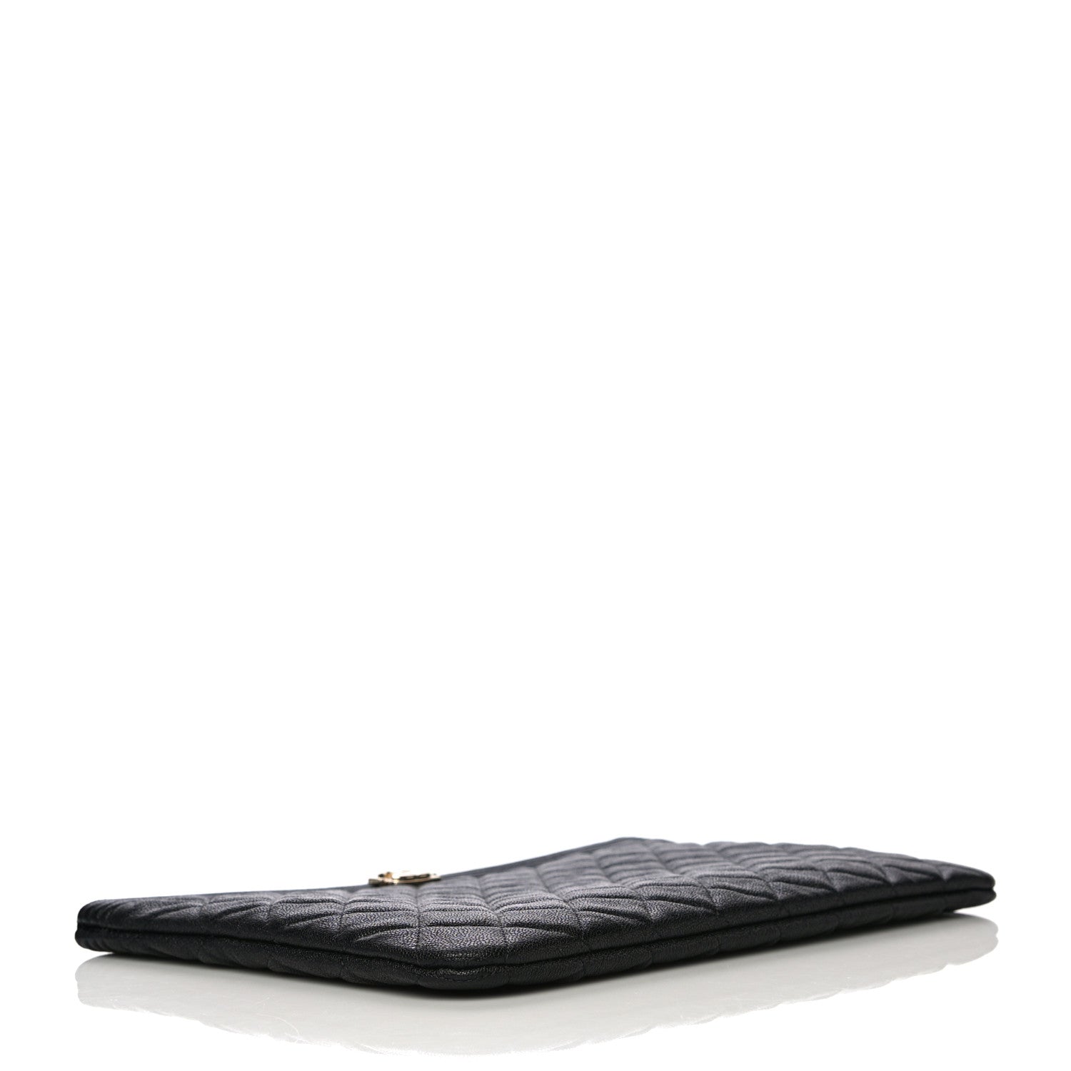 Chanel Caviar Quilted Medium Boy Cosmetic Case Black 4 of 11