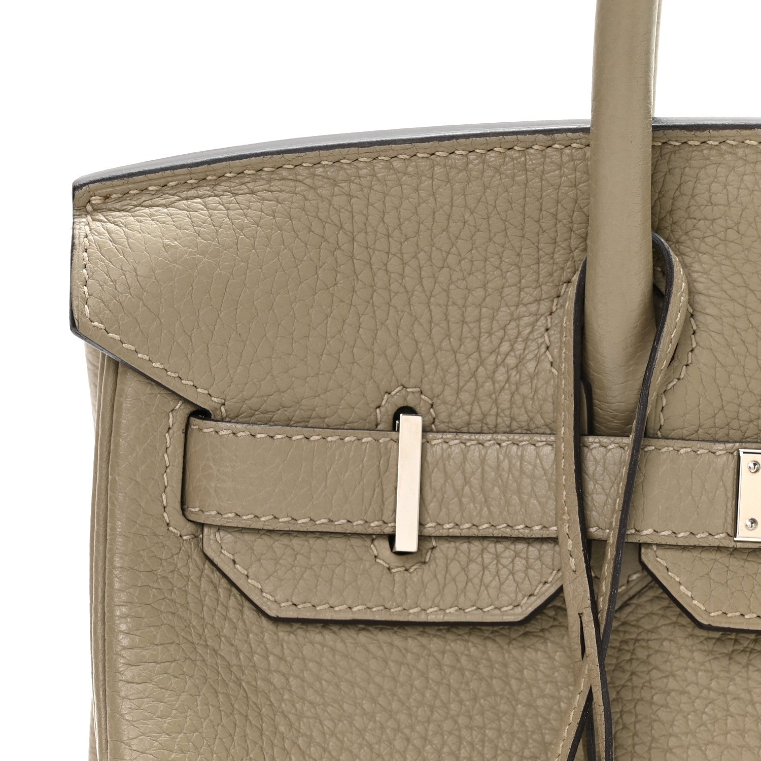 Hermes Taurillon Clemence Birkin 30 Sauge 8 of 11