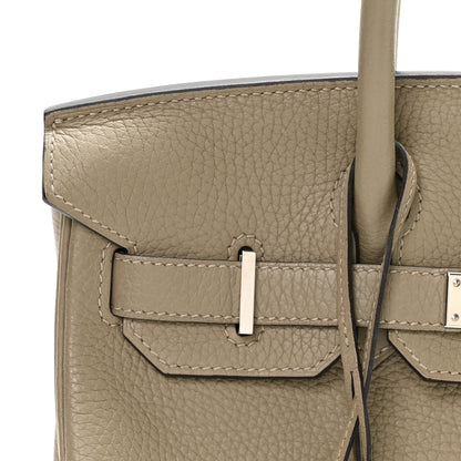 Hermes Taurillon Clemence Birkin 30 Sauge 8 of 11