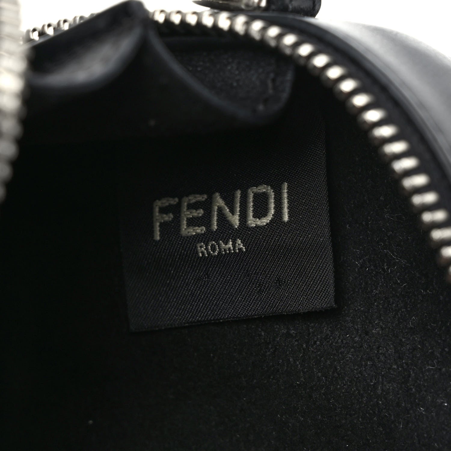 Fendi Glazed Fabric Vitello Cover Grace FF 1974 Diagonal Mini Camera Case Black Sunflower 6 of 10