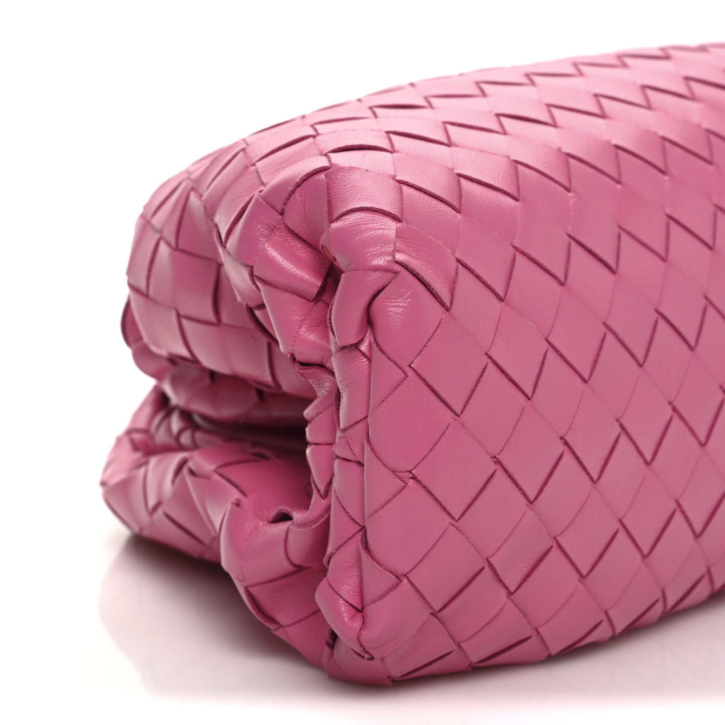 Nappa Maxi Intrecciato The Pouch Oversized Clutch Pink