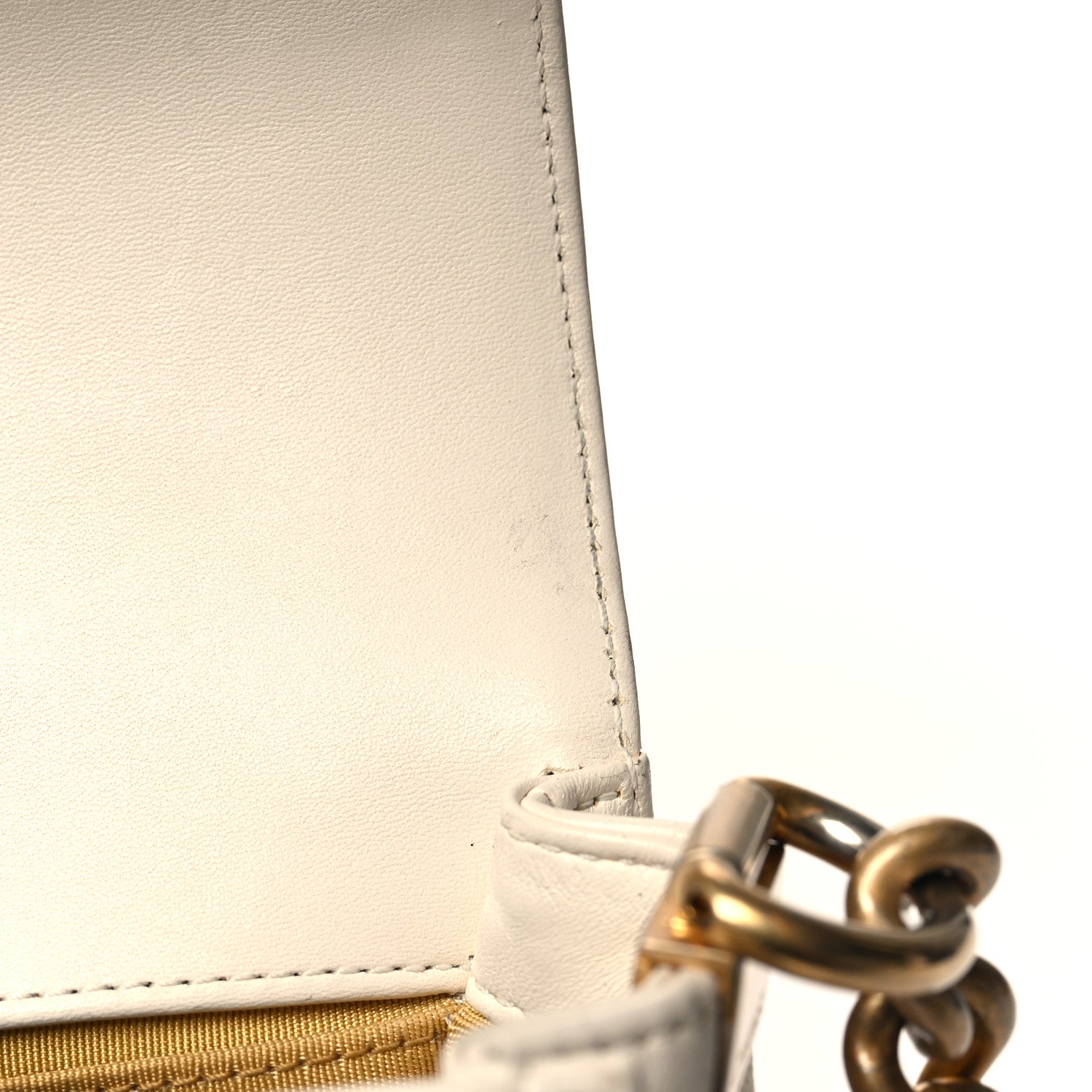 Chanel Lambskin Quilted Medium Boy Studded Handle Flap Black Gold 12 of 14