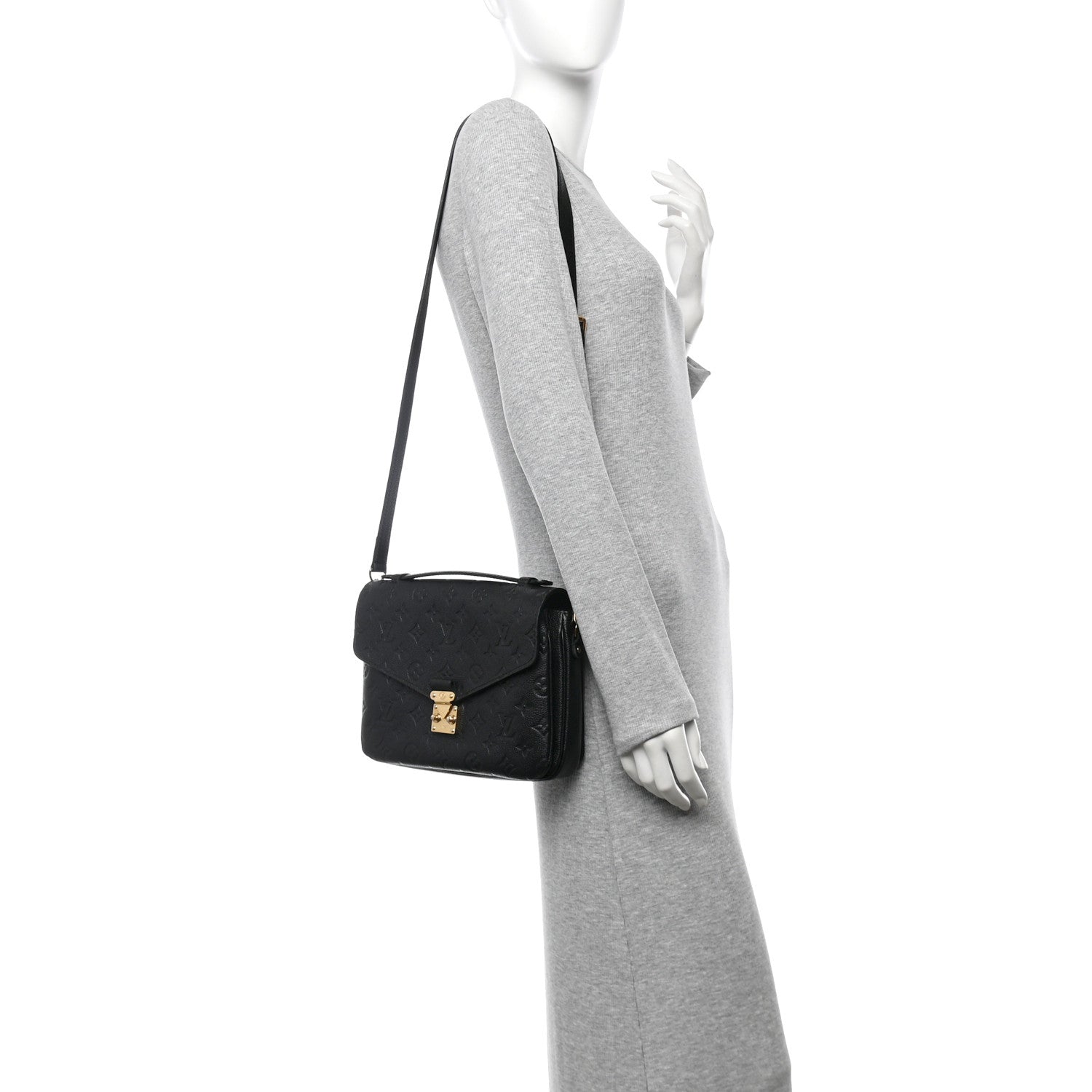 Louis Vuitton Empreinte Pochette Metis Black 2 of 9