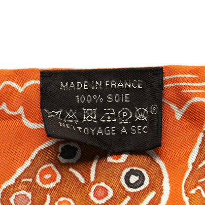 Hermes Silk Isola Di Primavera Twilly Potiron 3 of 4