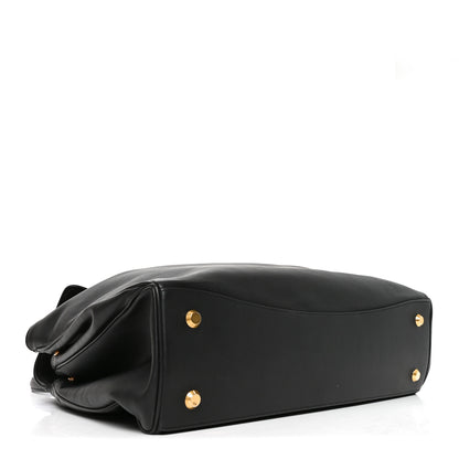Balenciaga Smooth Calfskin Large Rodeo Top Handle Handbag Black 3 of 8
