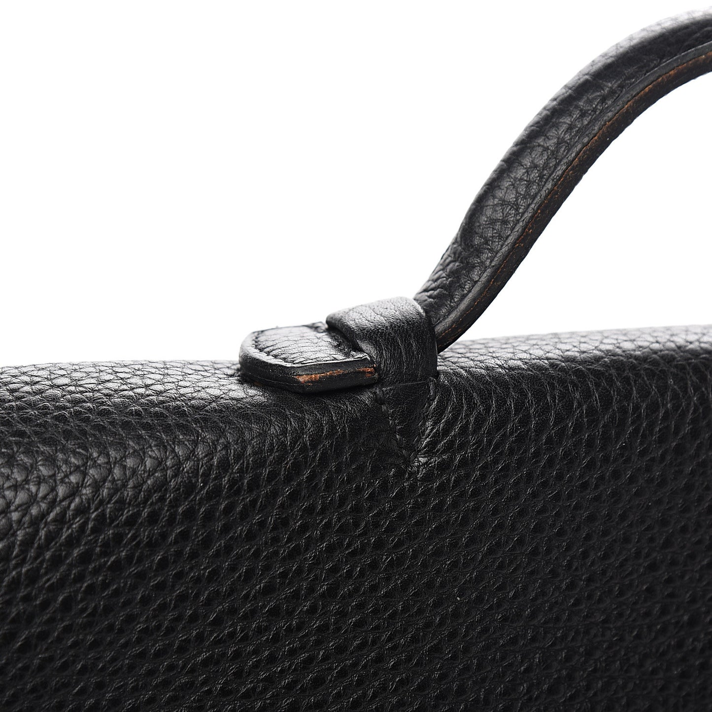 Taurillon Clemence Sac a Depeche 38 Briefcase Black