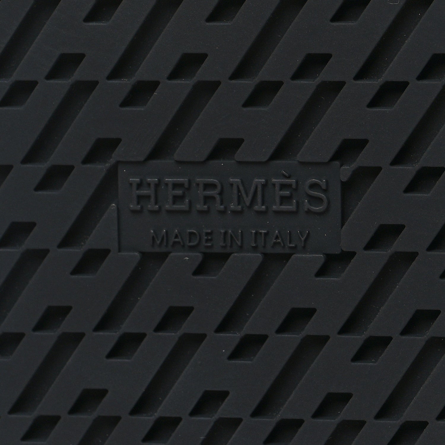 Hermes Calfskin Womens Chypre Sandals 38.5 Black 7 of 9