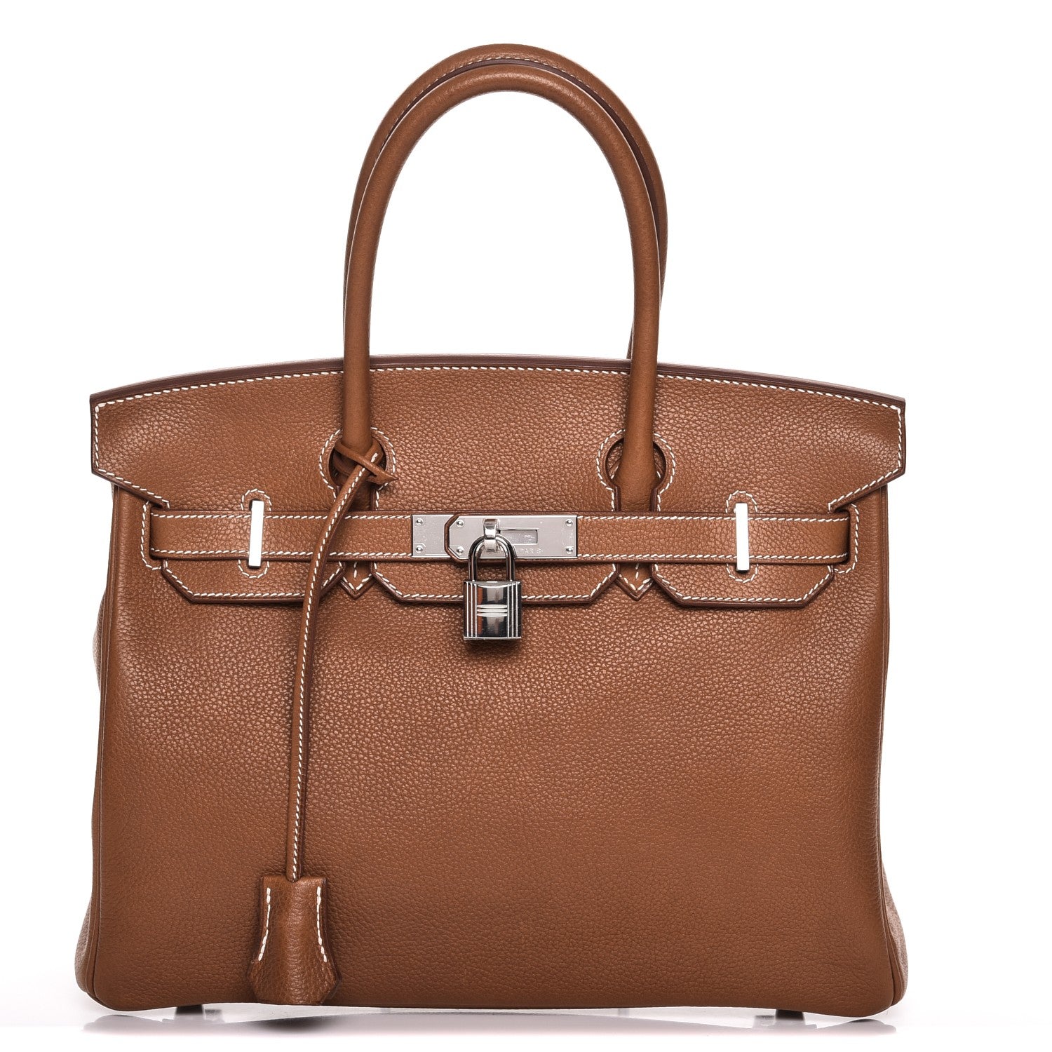 Hermes Natural Barenia Faubourg Birkin 30 Fauve 1 of 27