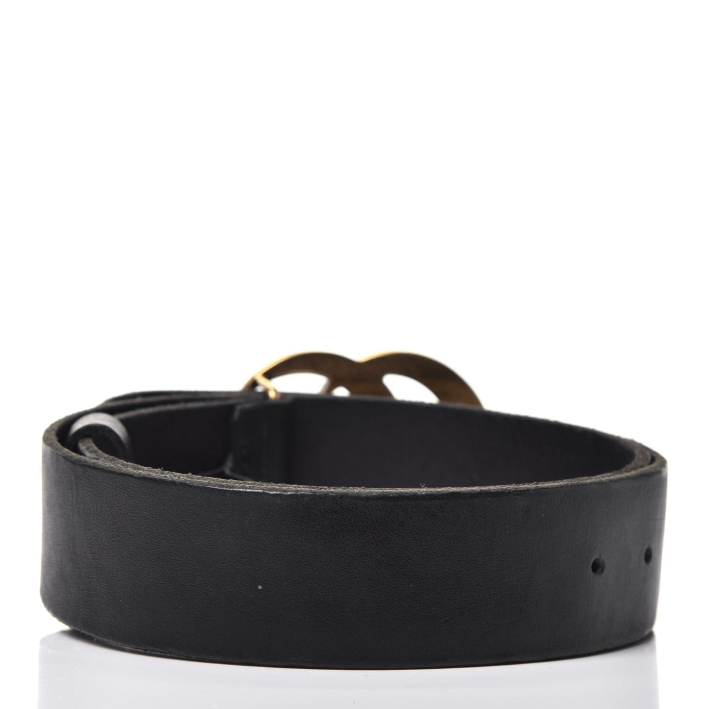 Faded Calfskin Double G 40mm Belt 80 32 Black